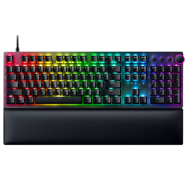 کیبورد اپتیکال گیمینگ ریزر Huntsman V2 Purple Switch